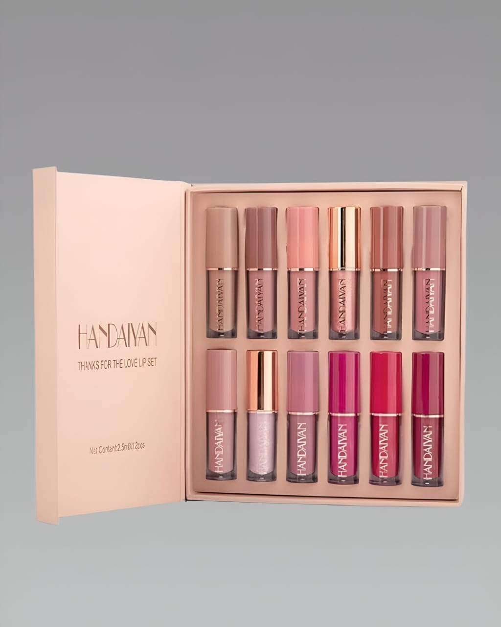 GMG Handiyan Lipstick set of 12 Matte velvet liquid lipstick