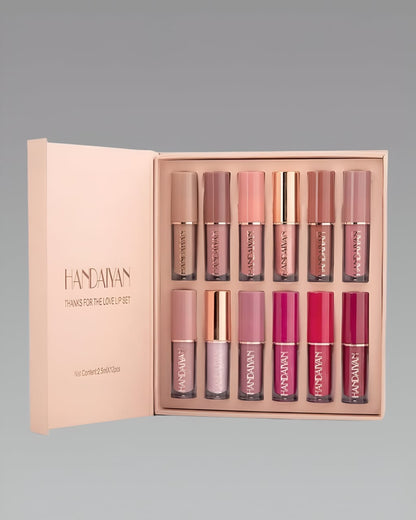 GMG Handiyan Lipstick set of 12 Matte velvet liquid lipstick