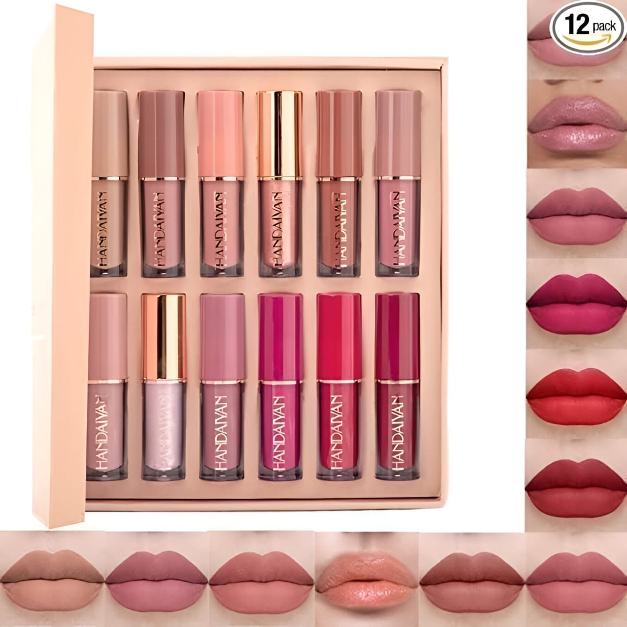 GMG Handiyan Lipstick set of 12 Matte velvet liquid lipstick