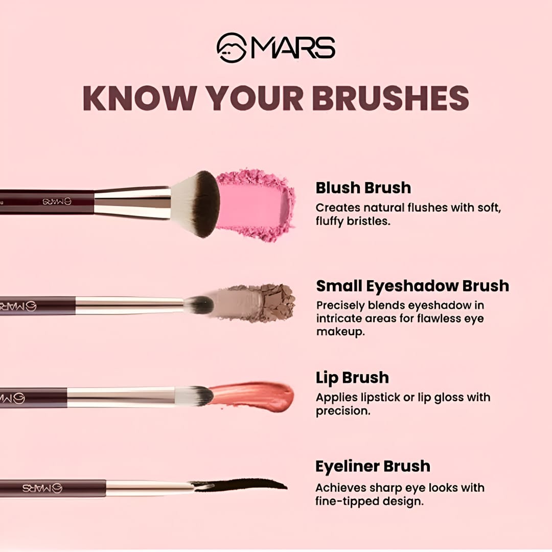 MARS PROFESSIONAL MAKE-UP BRUSH- SET OF 12