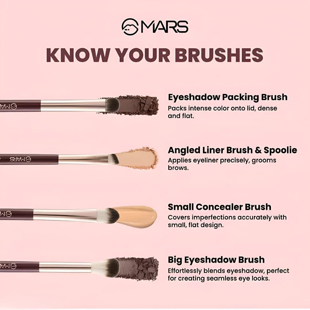 MARS PROFESSIONAL MAKE-UP BRUSH- SET OF 12