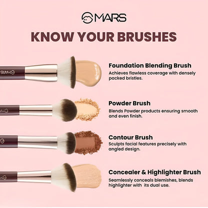 MARS PROFESSIONAL MAKE-UP BRUSH- SET OF 12